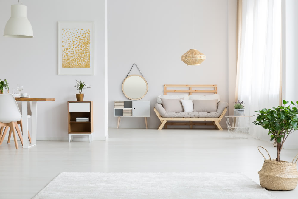 Total white: una tendenza che non passa mai di moda 9 Immagine di ambiente casa bianco
