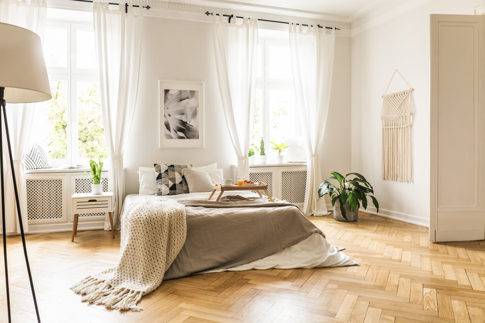 Pavimenti ecologici: il primo passo per una casa green 1 Immagine di camera da letto parquet