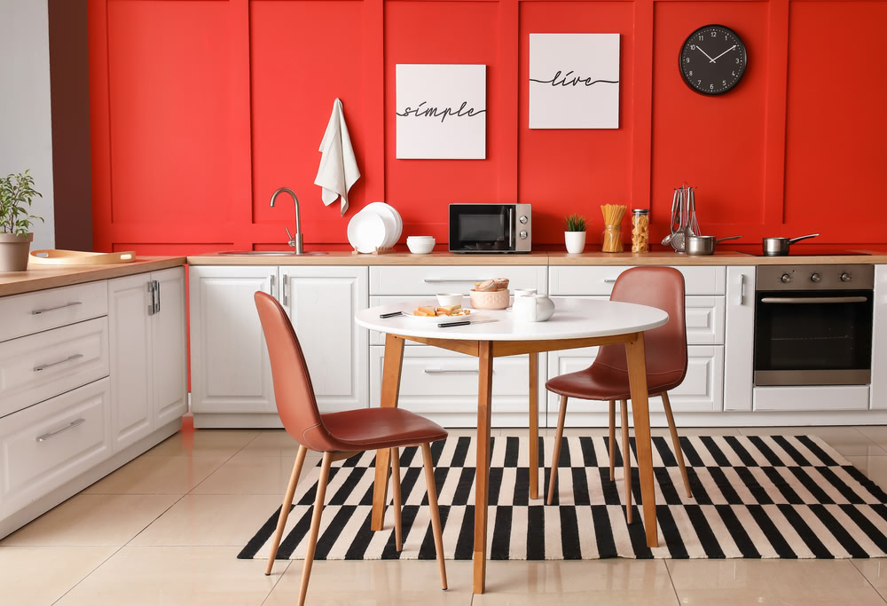 Come abbinare il rosso in casa? 2 Immagine di cucina rossa