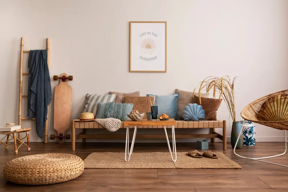 Idee per abbinare l’arredamento con le pareti blu e tortora 3 Immagine di decorare casa
