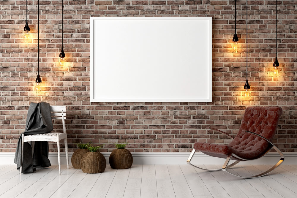 Decorare le pareti con la carta da parati 3D 2 Immagine di parete mattoni