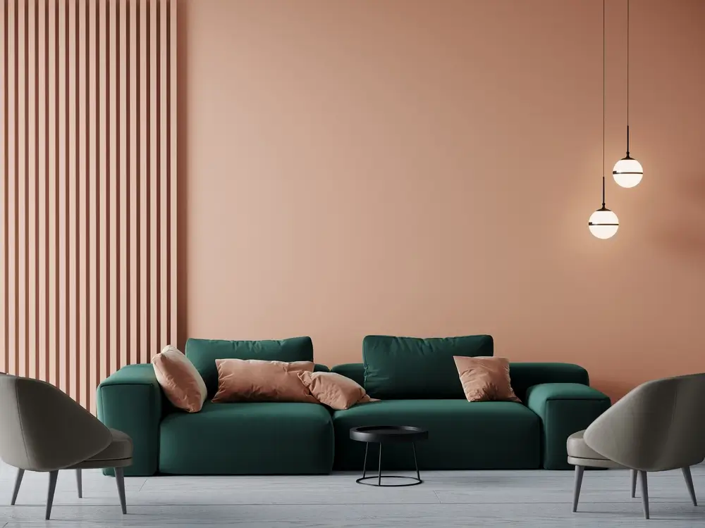 Pantone 2024: come utilizzare Peach Fuzz 1 Immagine di parete pesca