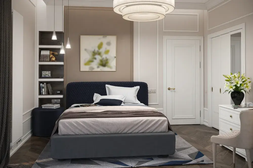 Boiserie moderne: guida all'inserimento in casa 1 Immagine di boiserie letto