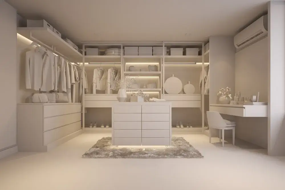 Cabina armadio: idee per inserirla in case piccole 1 Immagine di cabina armadio cartongesso
