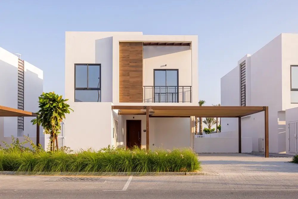 Come scegliere il colore per l'esterno della casa? 3 Immagine di esterno facciate