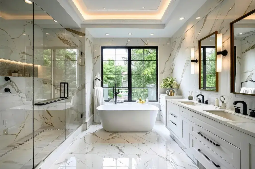 Ristrutturazione bagno: colori e rivestimenti 1 Immagine di bagno
