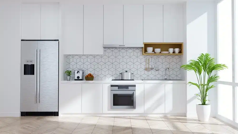 Carta da parati in bagno e in cucina: si o no? 1 Immagine di carta da parati cucina