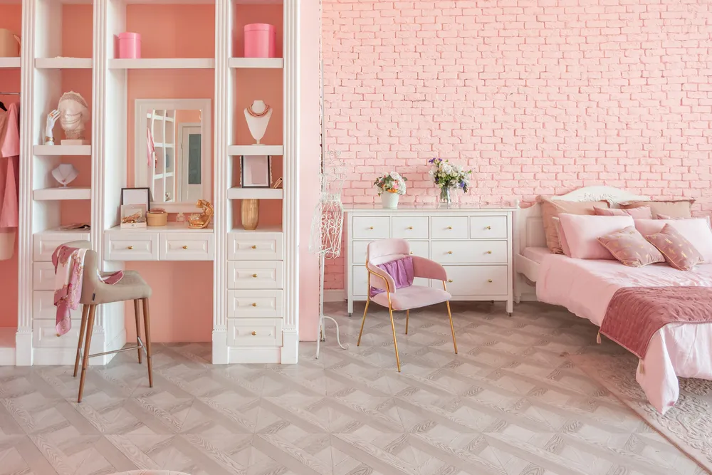 7 colori per la casa nel 2024 5 Immagine di colori rosa casa