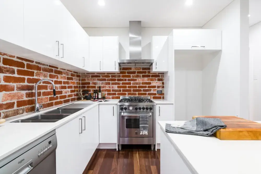 Idee per una cucina con mattoni a vista 2 Immagine di mattoni a vista