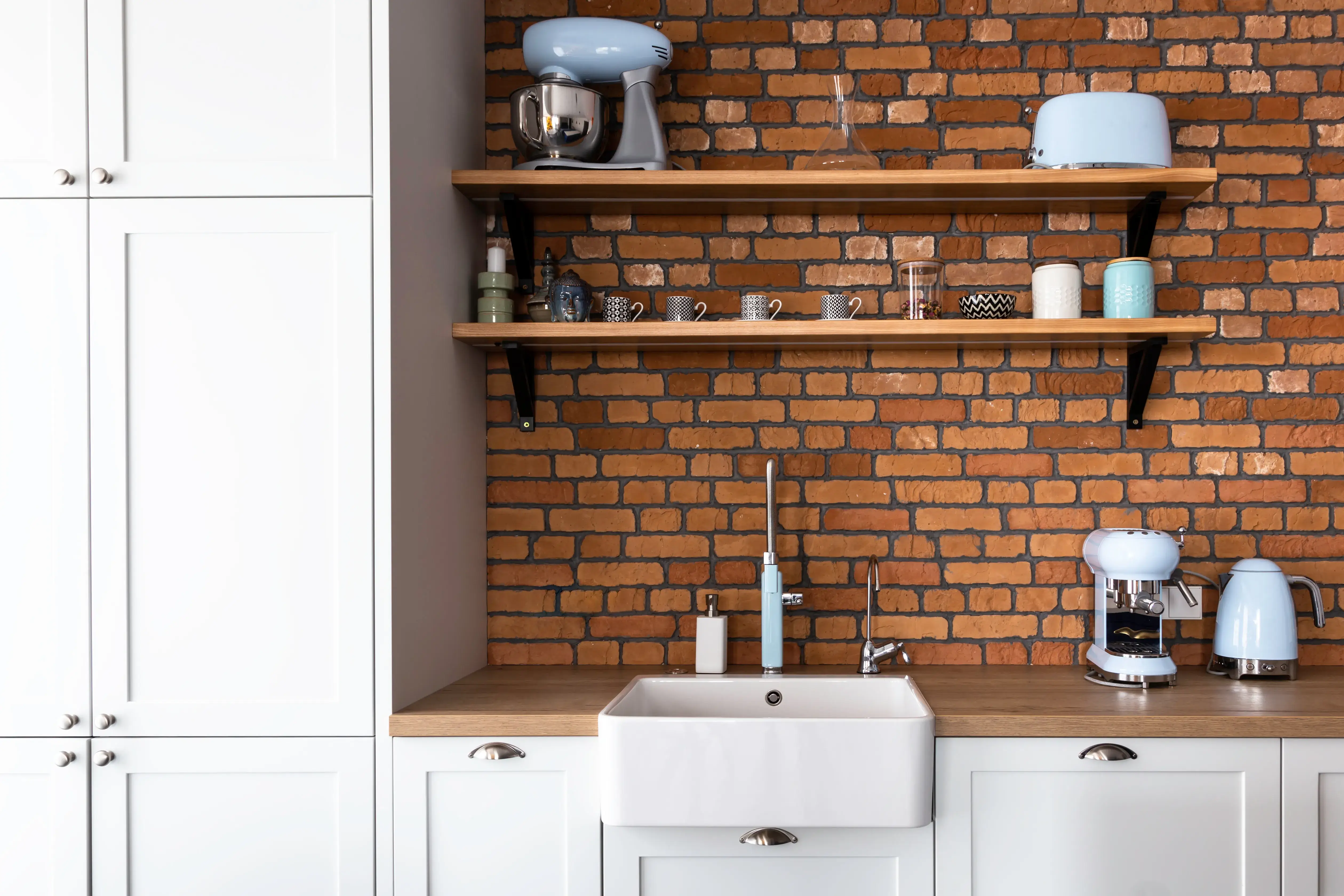 Idee per una cucina con mattoni a vista 9 Immagine di mattoni cucina