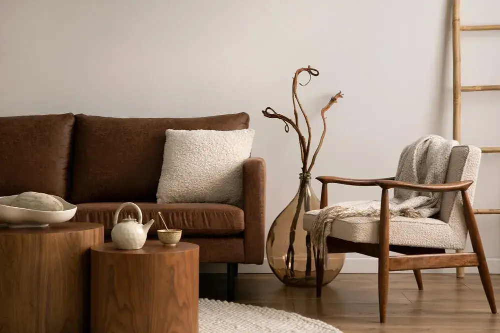 Marrone in casa: nuovo trend? 2 Immagine di arredamento marrone