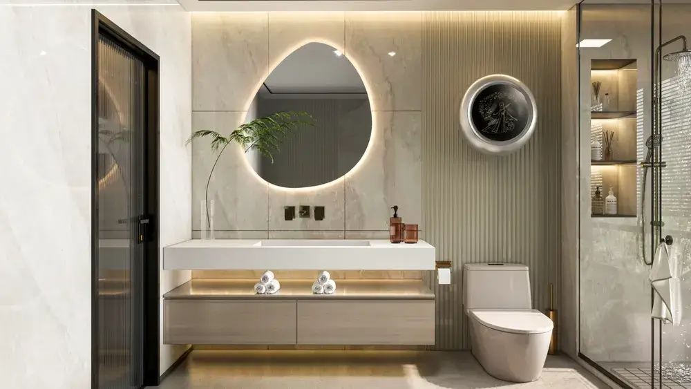 Bagno en suite: consigli per arredarlo 4 Immagine di bagno in camera