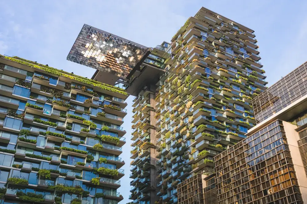 Giardini pensili per una la città più verde 2 Immagine di giardini pensili edificio