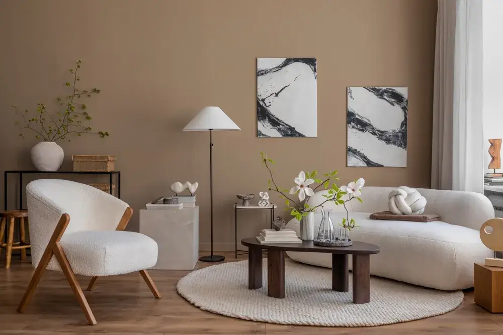 Marrone in casa: nuovo trend? 8 Immagine di parete marrone