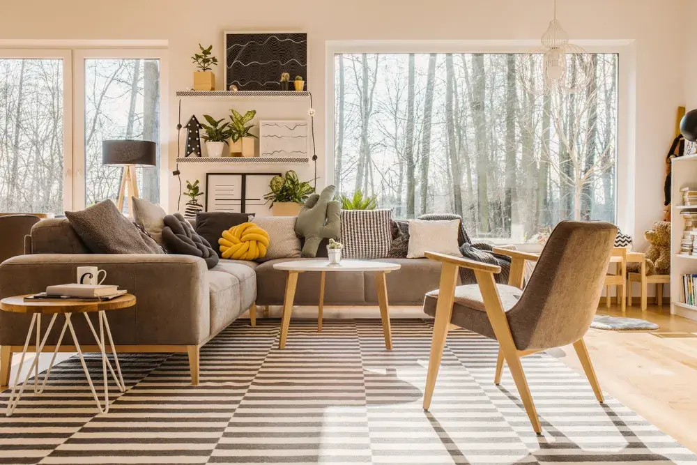 Quale stile di arredamento scegliere? 1 Immagine di divano angolare