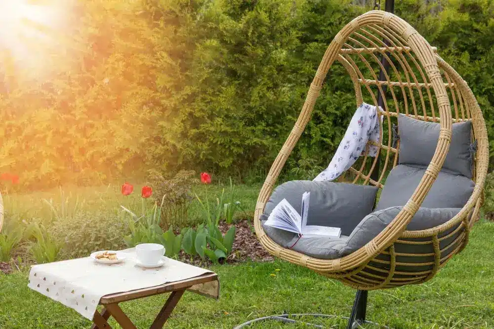 Poltrona sospesa: un modo innovativo per decorare 3 Immagine di poltrone sospese esterno
