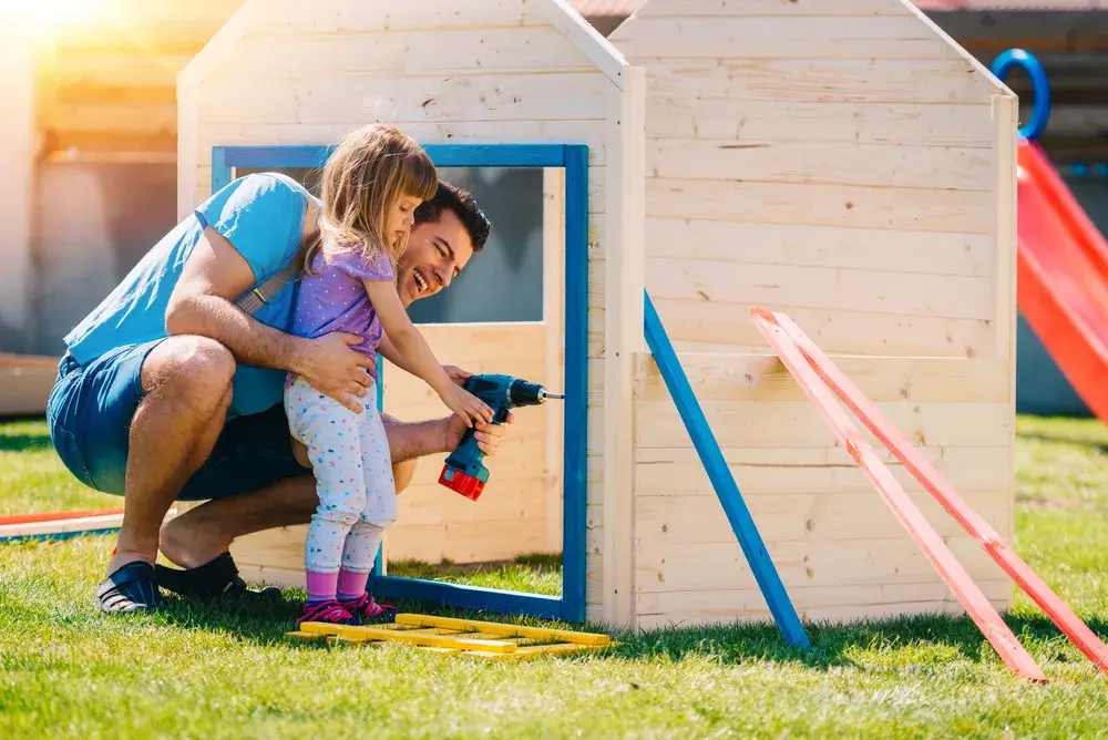 Bambini in casa: come adattare il giardino 5 Immagine di bambini giardino