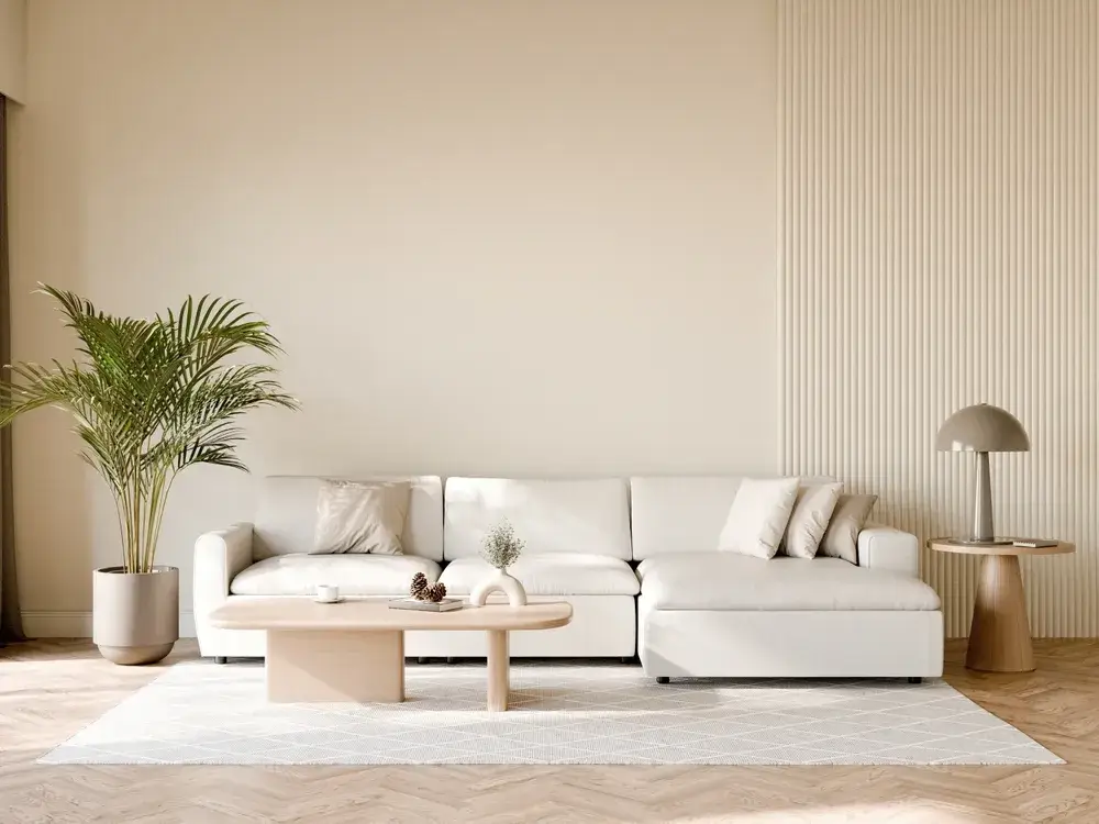I materiali dell'architettura: ideare lo spazio architettonico 1 Immagine di divano bianco