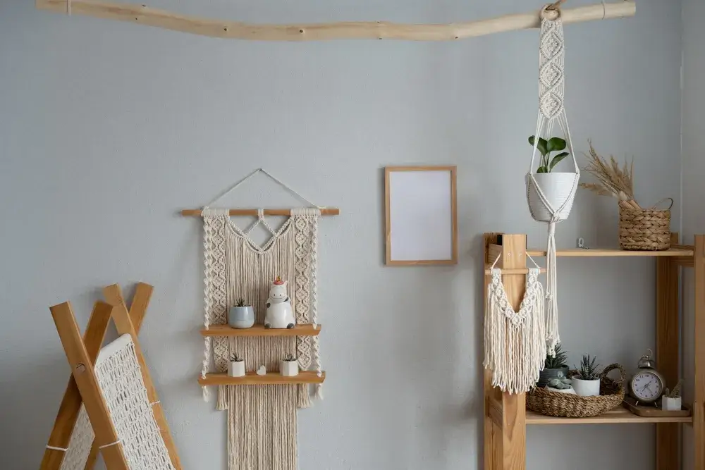 Macramé: decorazione per interni 2 Immagine di macrame casa