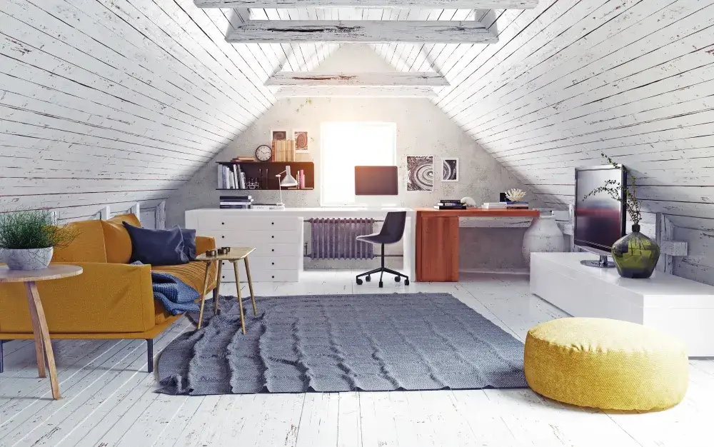 Come rendere abitabile una soffitta 2 Immagine di arredamento soffitta