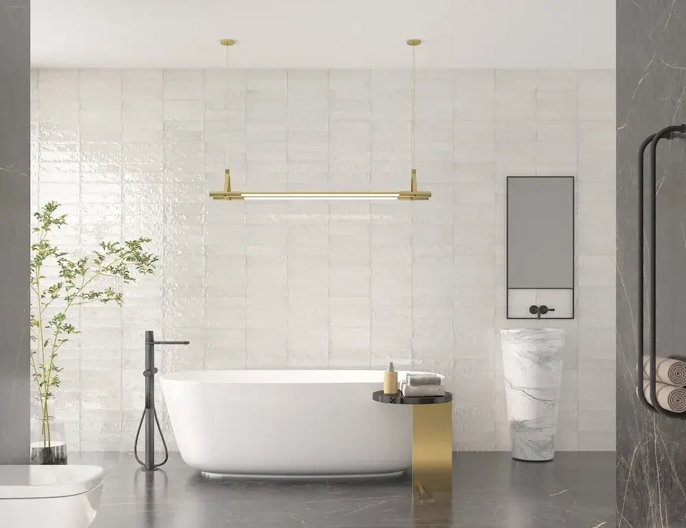 Lavabi a colonna: come creare un bagno moderno 4 Immagine di lavabi a colonna