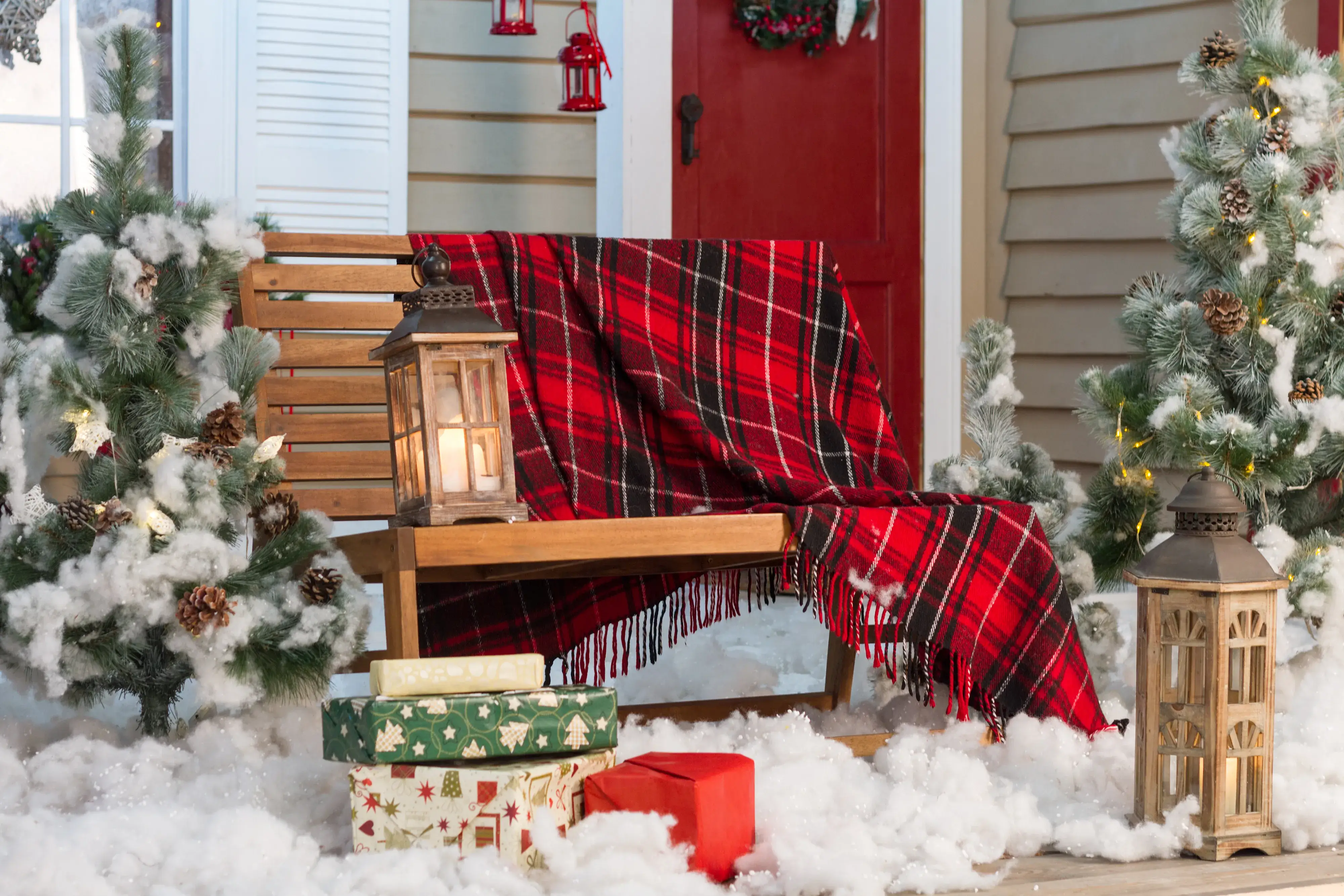 Idee per decorare la casa a Natale 4 Immagine di natale esterno