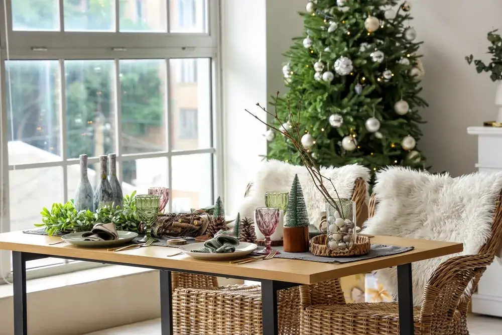 Mise en place natalizia 4 Immagine di tavola natura natale 1