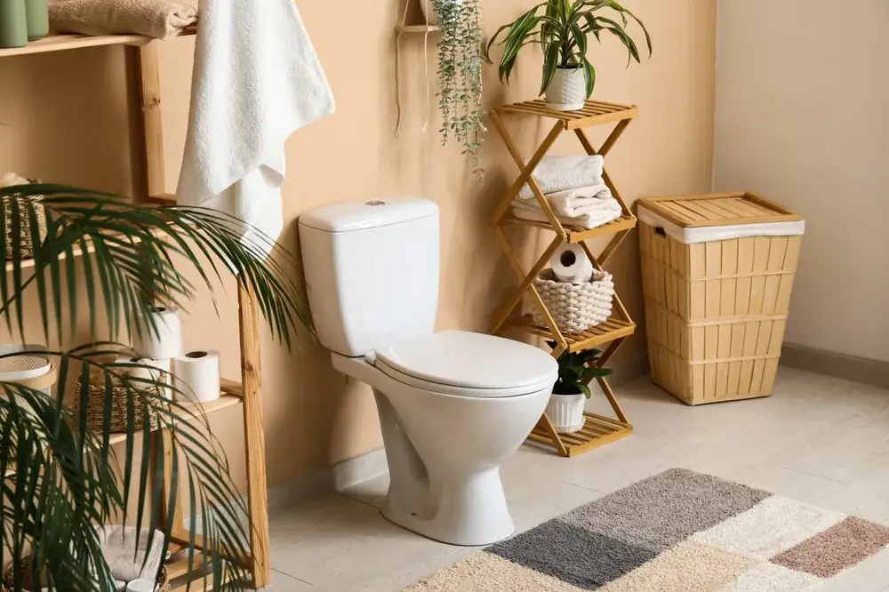 Ceste in bagno: idee per arredare e organizzare 1 Immagine di ceste